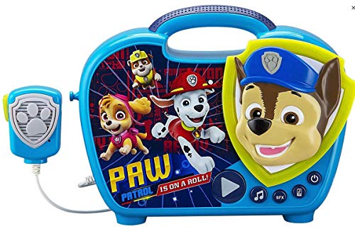 eKids Paw Patrol Sing Along Boombox with Microphone and Lights