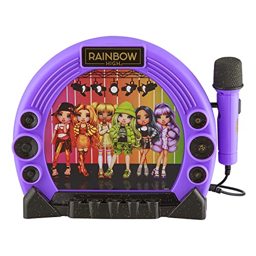 eKids Rainbow High Sing Along Boombox with Built-In Microphone