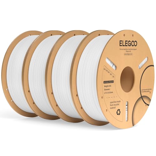 ELEGOO PLA Plus 1.75mm White Filament