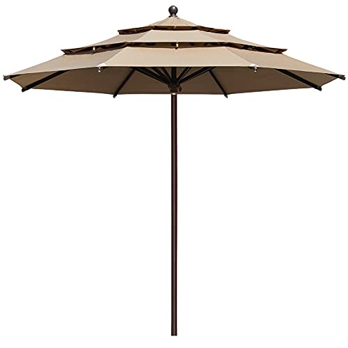 EliteShade 11Ft 3 Tiers Market Umbrella