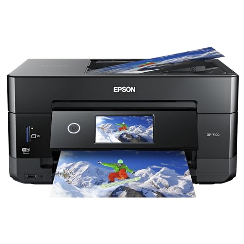 Epson XP-7100 Wireless Color Photo Printer with ADF, Scanner and Copier