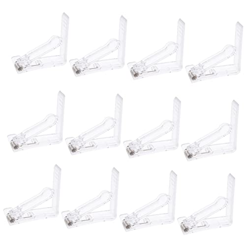 EXQUIMEUBLE Picnic Tablecloth Holder 12pcs Camping Tablecloth Weights Clip