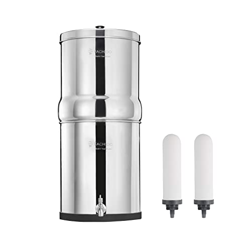 FACHIOO 2.25 Gallon Stainless Steel Water Filter System
