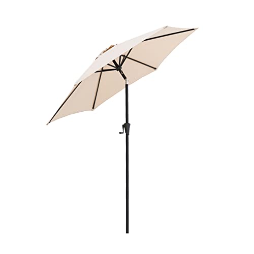 FLAME&SHADE 7.5ft Outdoor Patio Umbrella