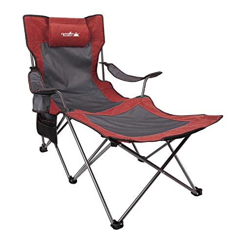 Folding Beach Chair with Reclining Backrest