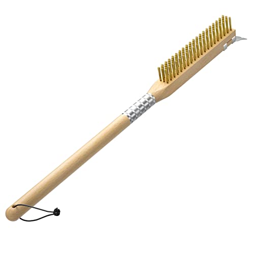 G.a HOMEFAVOR Pizza Oven Brush with Scraper, 25