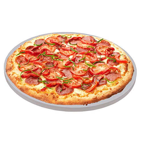 GasSaf 15" Cordierite Pizza Stone for Crispy Crust & BBQ