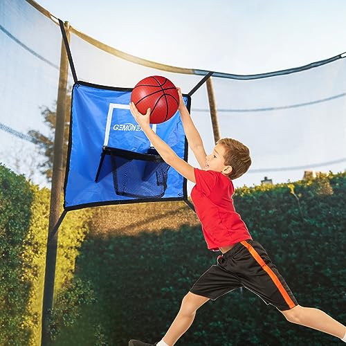 GemonExe Trampoline Basketball Hoop Attachment