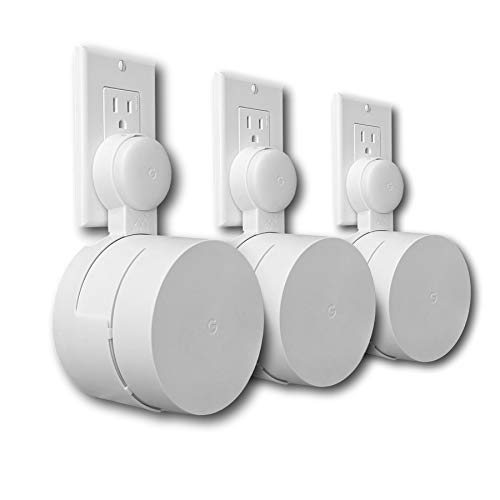 Mount Genie Wall Mount Holder for Google WiFi (3-Pack)