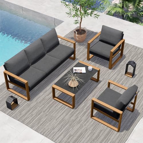 Grand patio 4-Piece Aluminum Patio Furniture Set