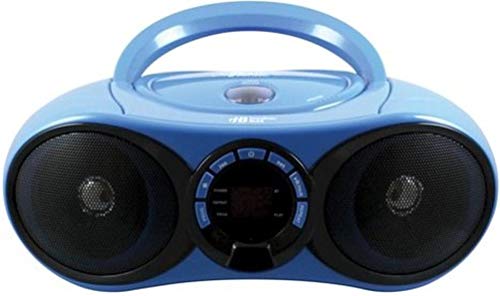 Blue HamiltonBuhl CD/FM Boombox with Bluetooth Receiver