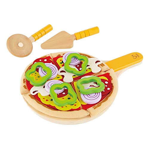 Wooden Pizza Kitchen Set by Hape, Multicolor, 3+ years