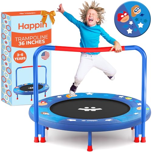 Happin 3' Mini Trampoline for Kids Indoor