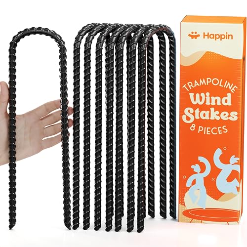 Happin Trampoline Stakes Anchors Set
