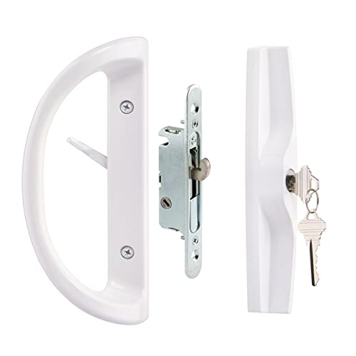 HauSun Patio Sliding Door Handle Set with Lock Key Cylinder