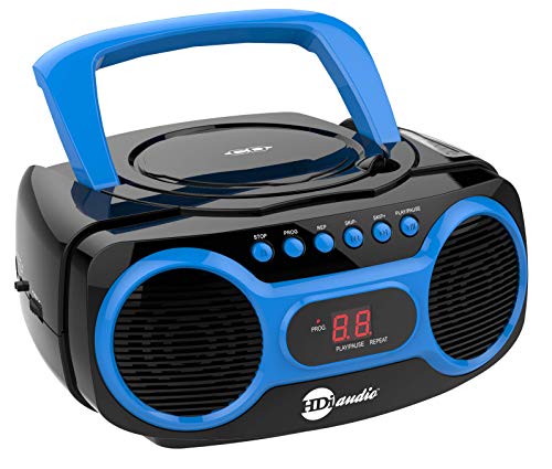 HDi Audio Sport Portable Stereo CD Boombox - Blue