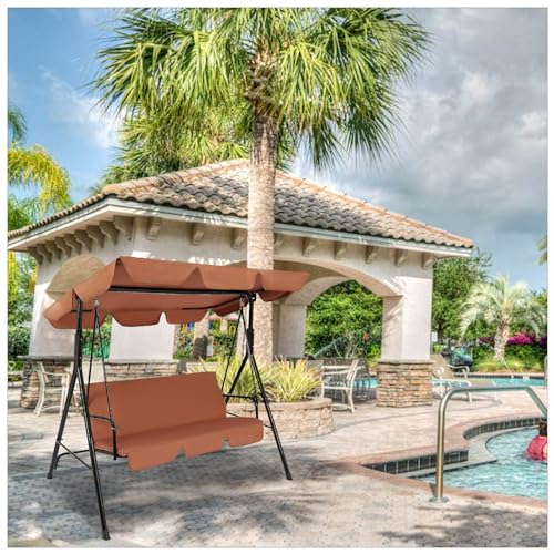 HECASA 3-Person Outdoor Swing Chair