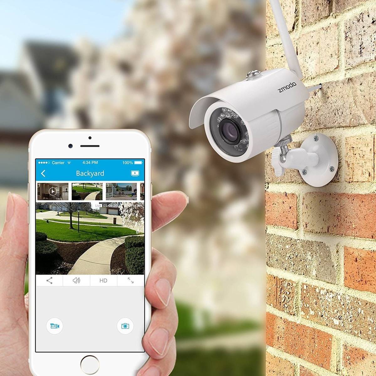 How Can I Monitor My Wired Security Cameras From Bunker Hill On My iPhone