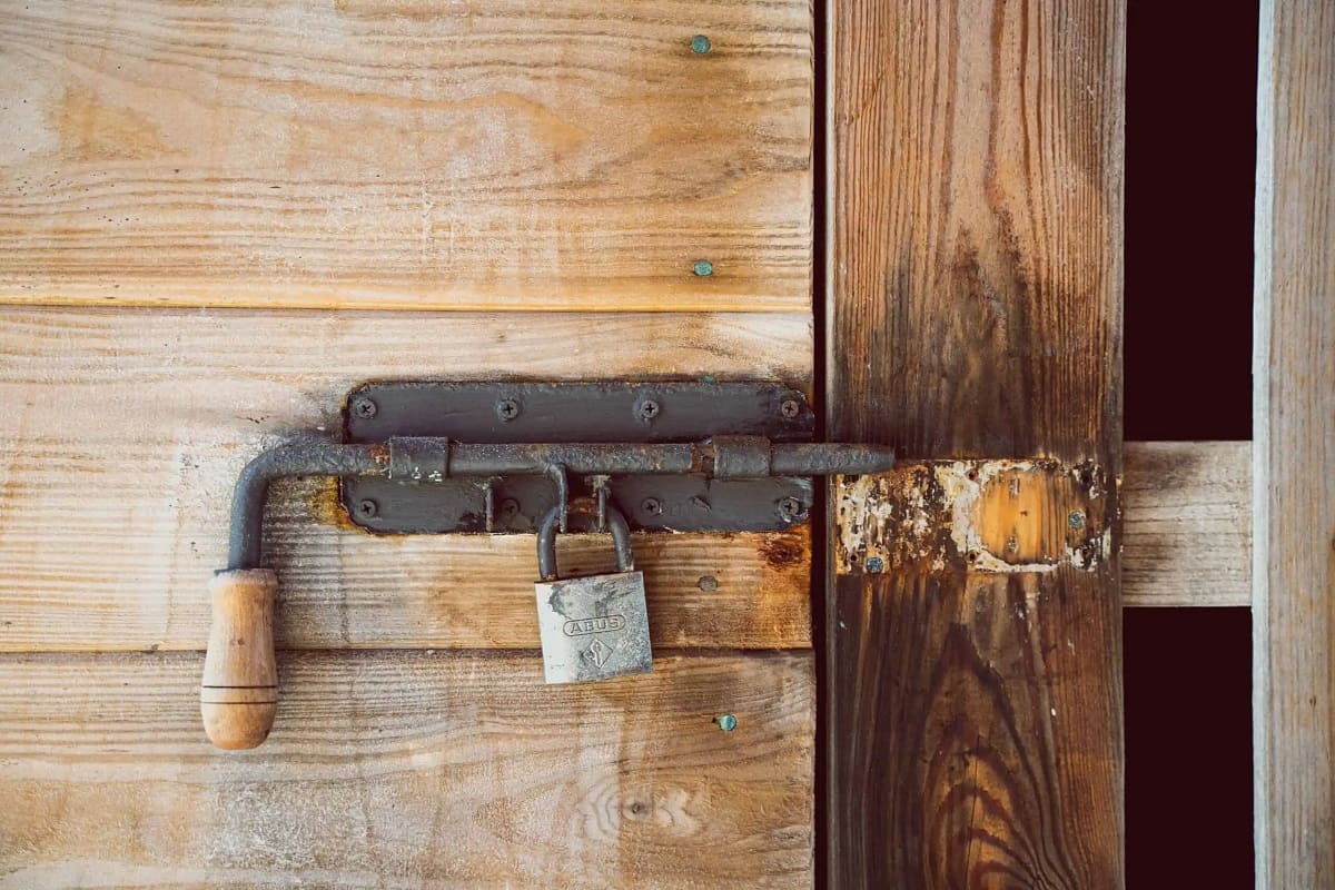 How Can You Lock A Barn Door