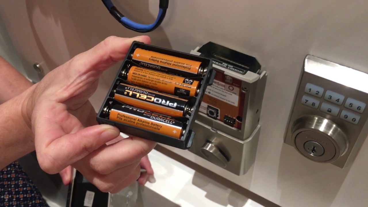 How Do You Change The Batteries In A Kwikset Door Lock