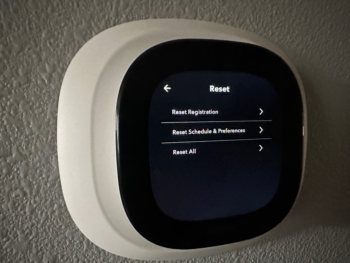 How Do You Reset An Ecobee Thermostat