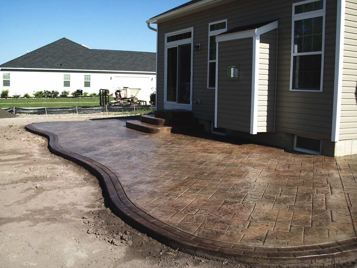 How Much For A Stamped Concrete Patio
