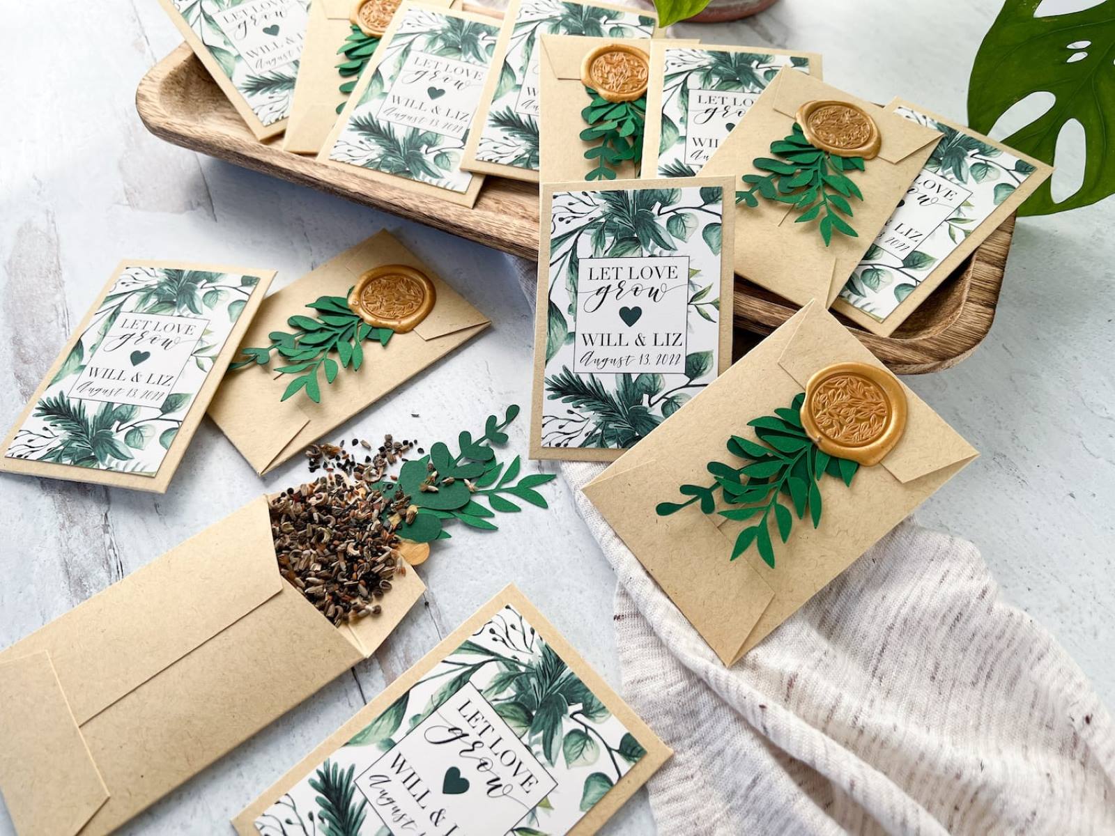 How Much Seeds Should You Put In Seed Packet For Wedding Favor
