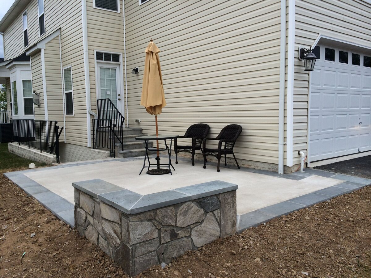 How Much Slope On A Concrete Patio