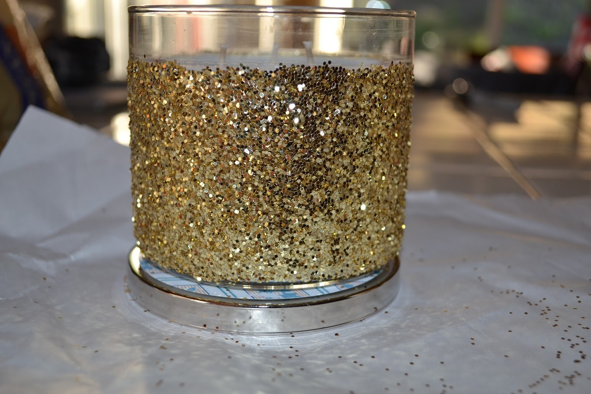 How To Add Glitter To Candles