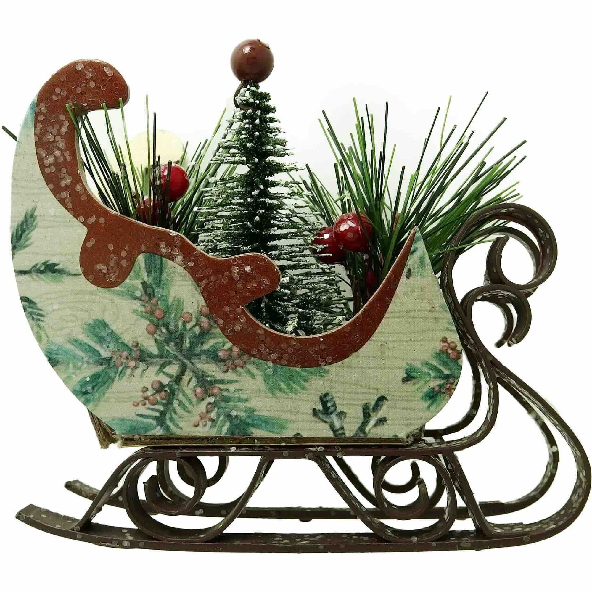 How To Add Greenery To A Sleigh
