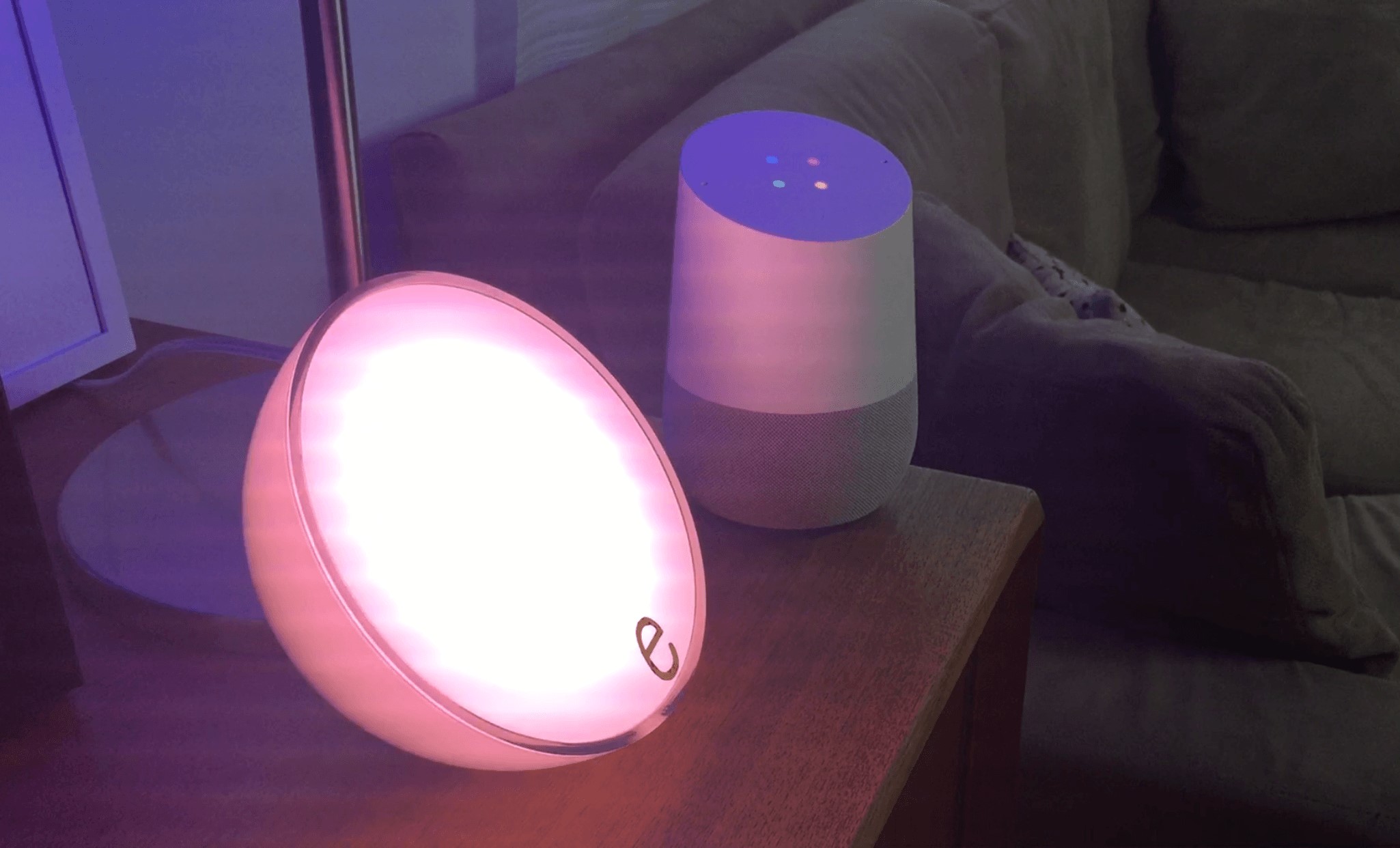 Philips hue connect google hot sale home