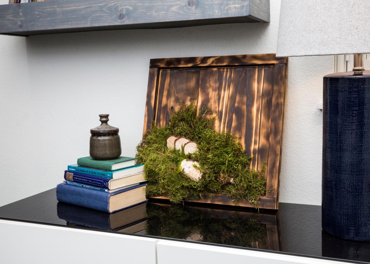 How To Attach Moss To Wood In Home Decor