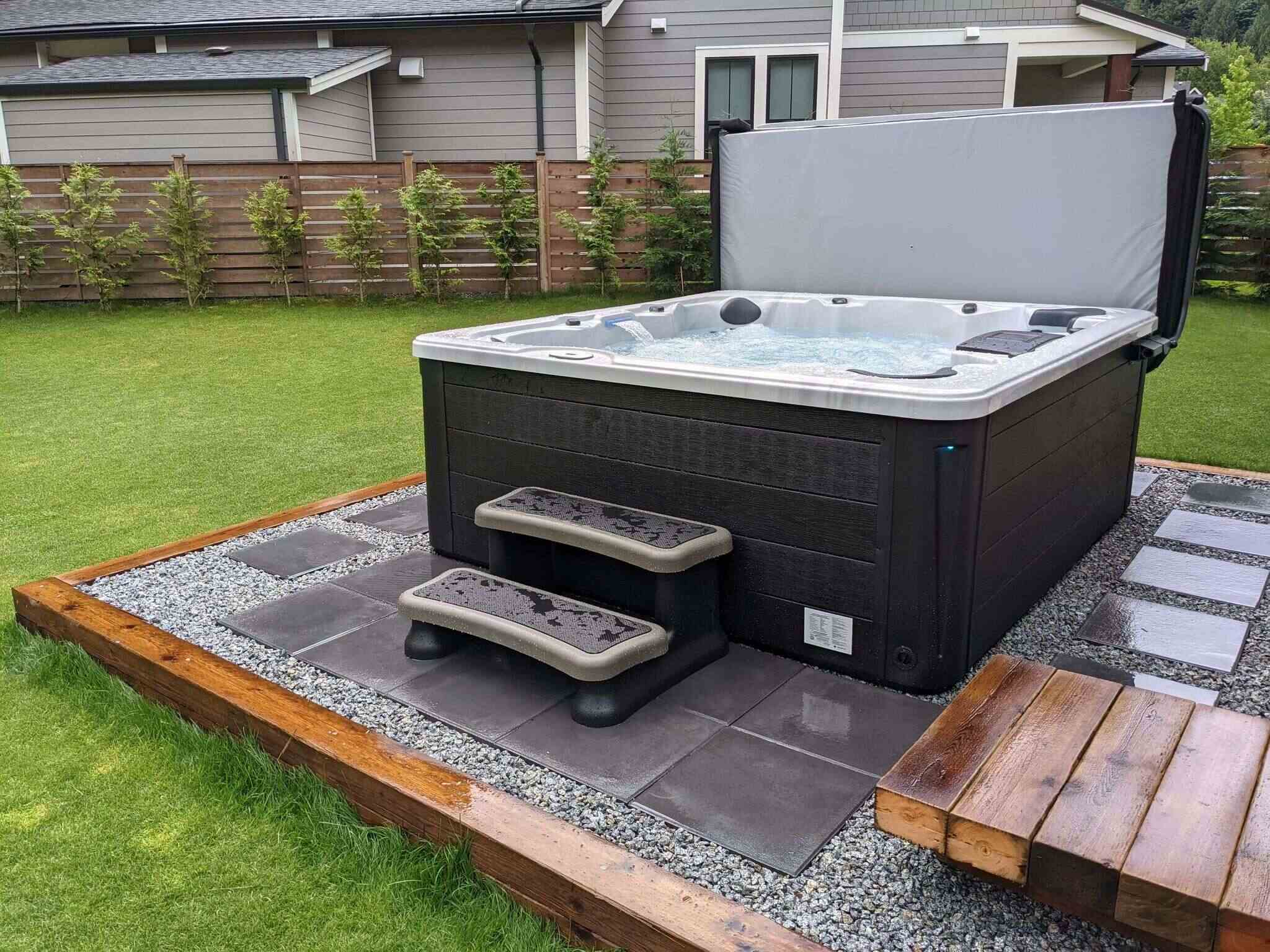 How To Build A Base For A Hot Tub