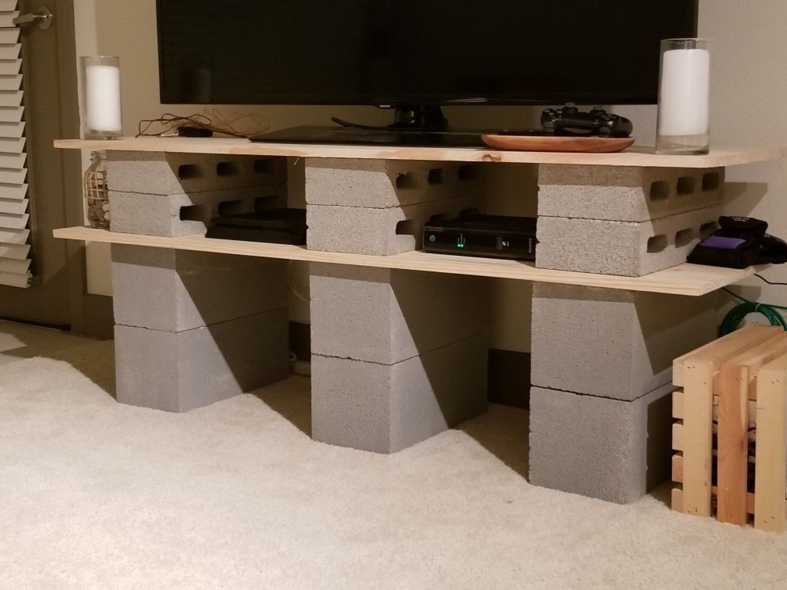 How To Build A Cheap TV Stand