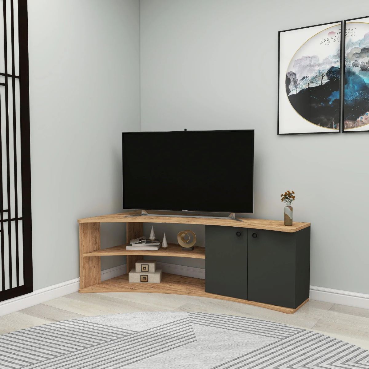 How To Build A Corner TV Stand
