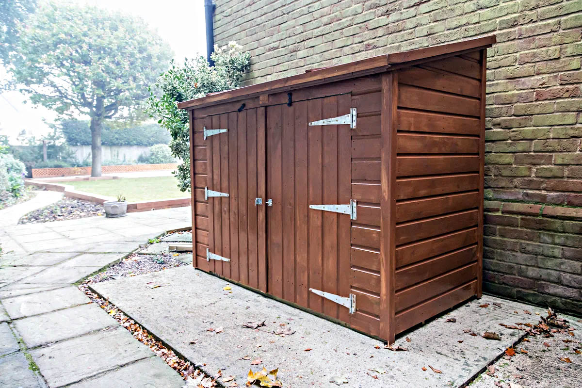 How to build a lean to tool shed