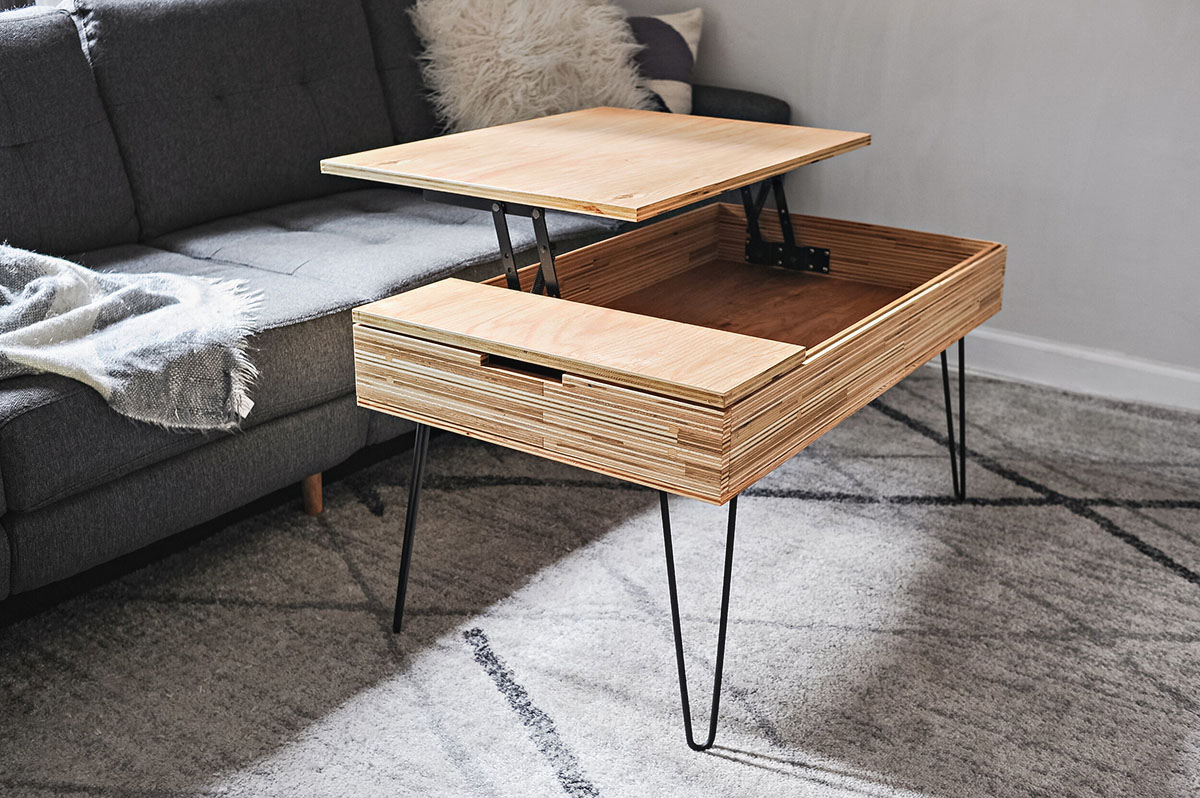 How To Build A Lift Top Coffee Table