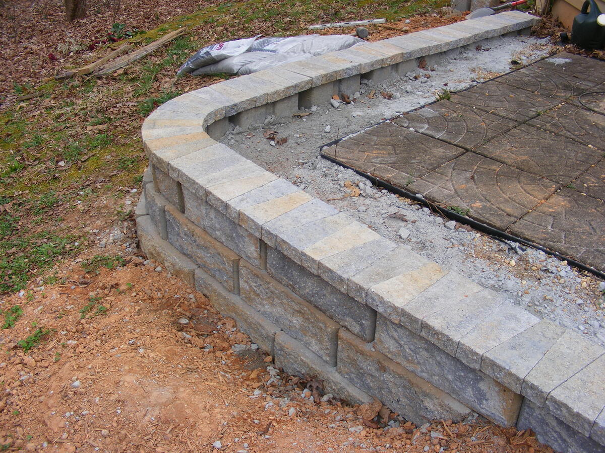 How To Build A Retaining Wall For A Patio