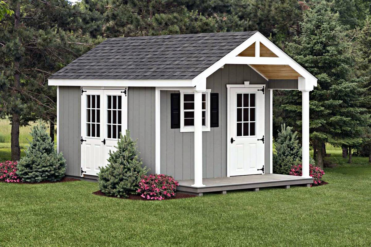 How To Build A Small Porch Roof On A Tool Shed