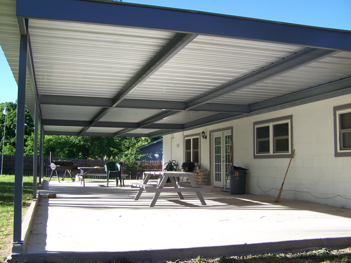 How To Build A Tin Roof Patio Cover
