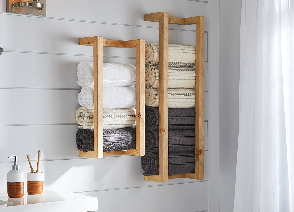 How To Build A Towel Rack