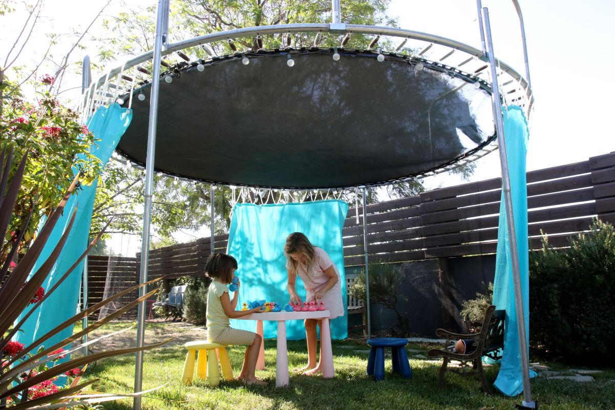 How To Build A Trampoline Fort