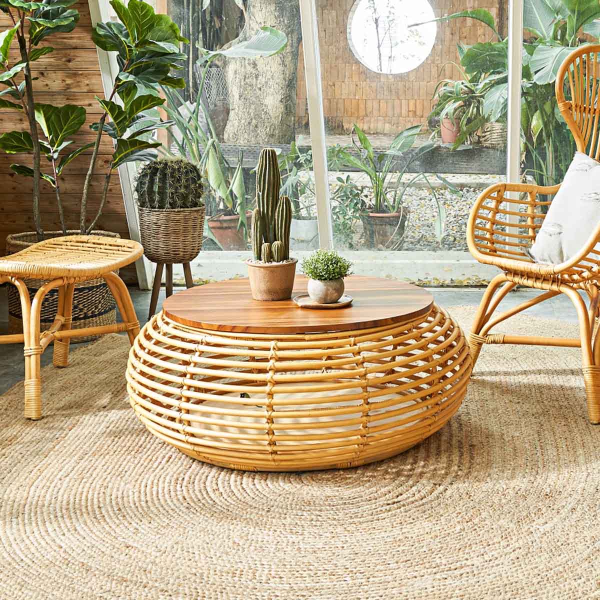 How To Build A Wicker Coffee Table