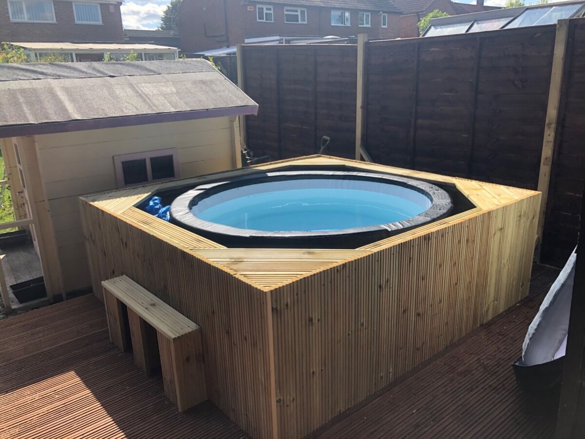 How To Build Hot Tub Surround