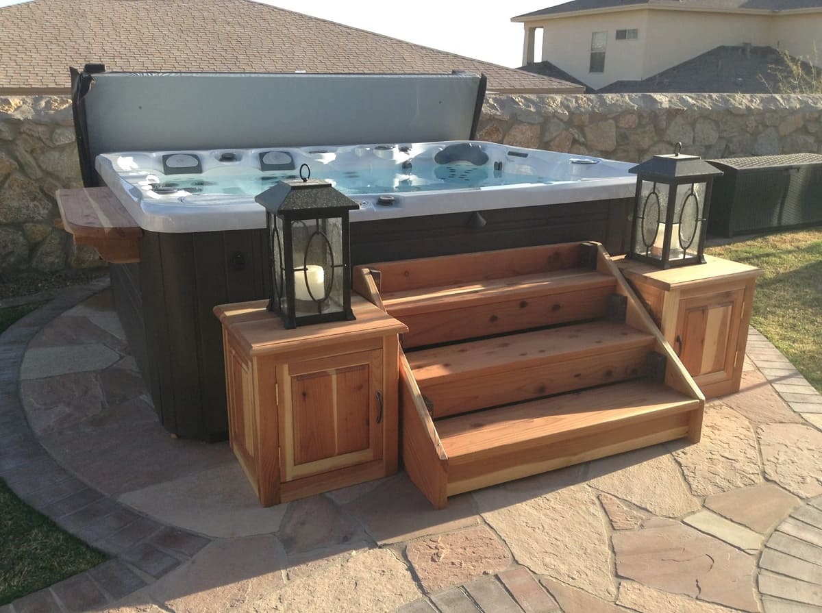 How To Build Steps Around Hot Tub
