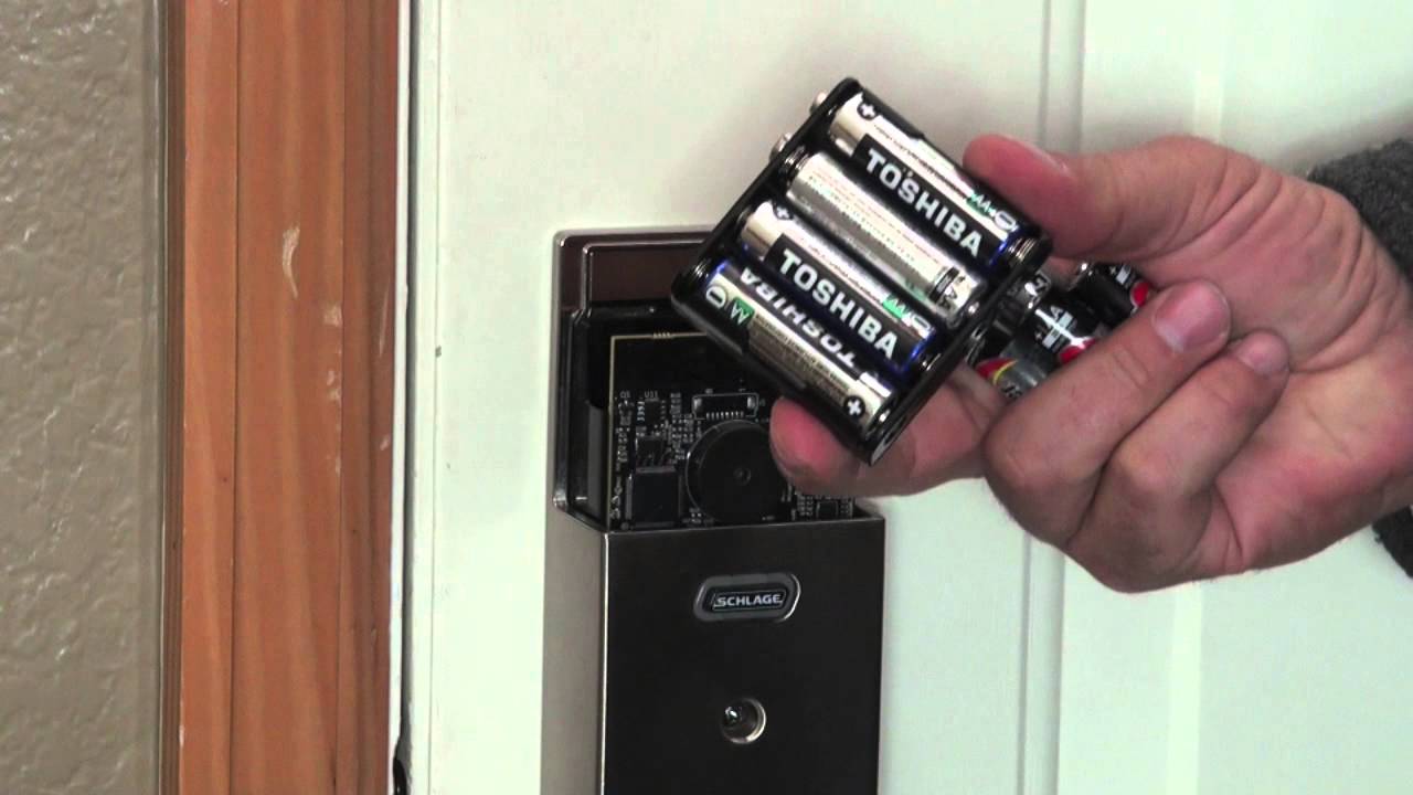How To Change Batteries In Schlage Door Lock