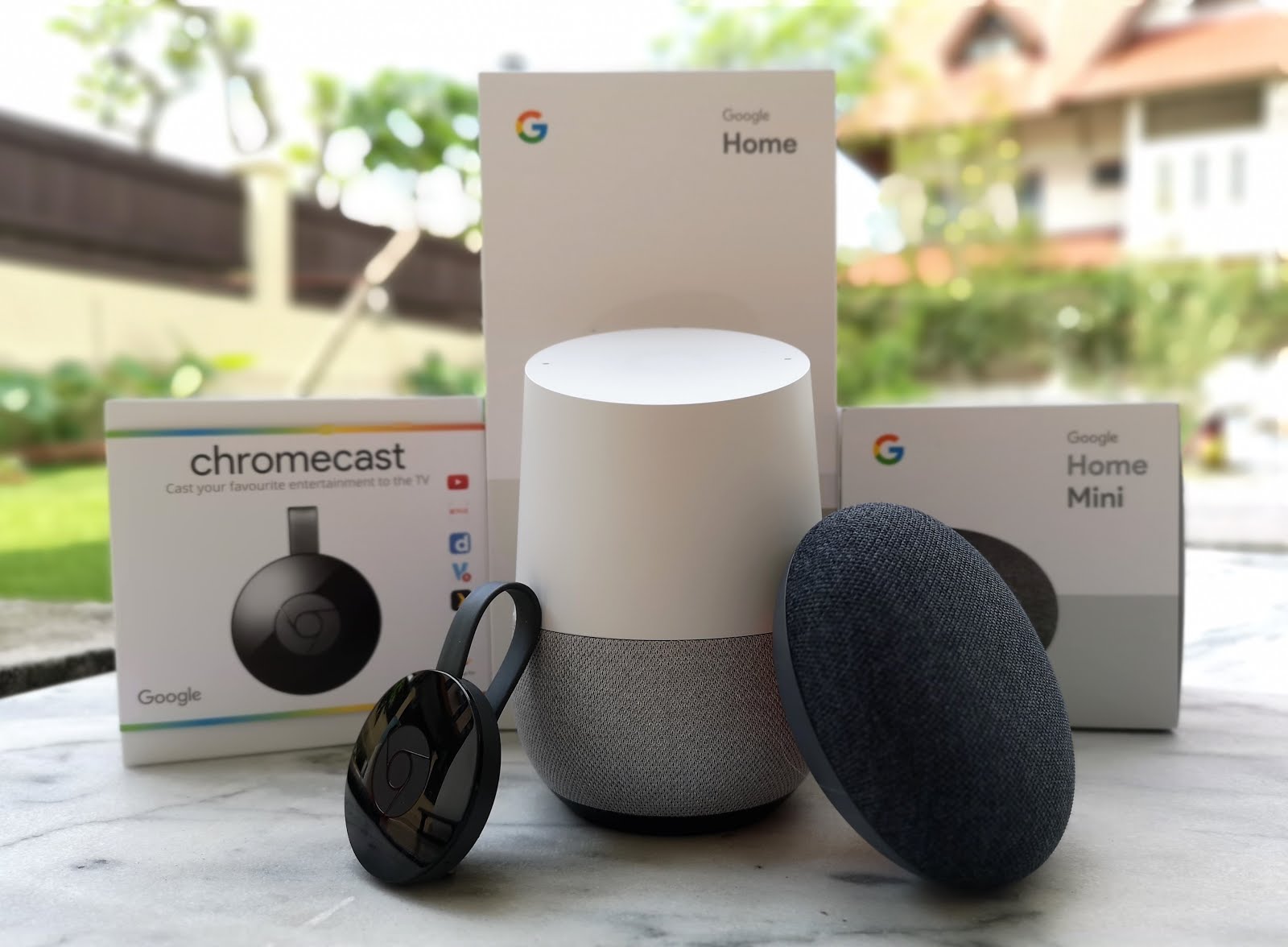 Google home best sale mini with chromecast