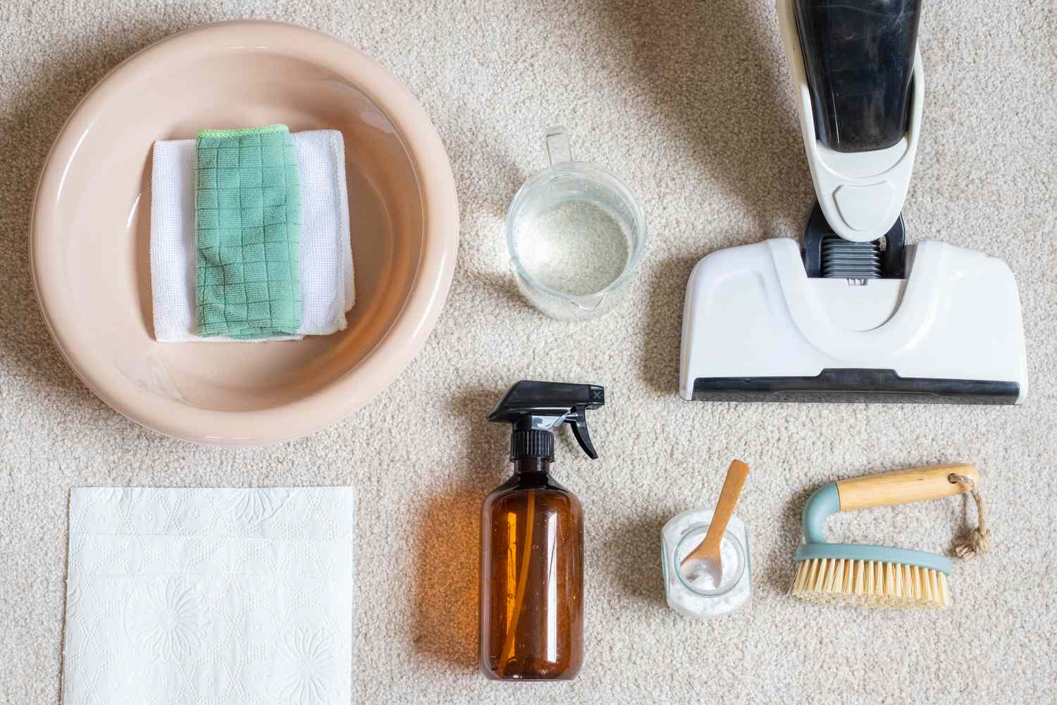 How To Clean A Carpet With Baking Soda And Hydrogen Peroxide