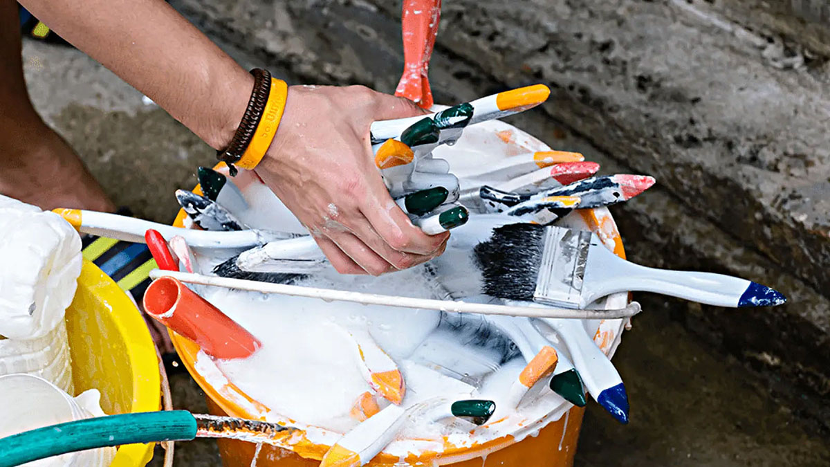 How To Clean Paint Brushes With A Septic System