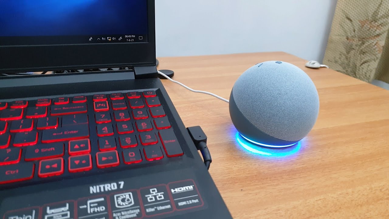 How To Connect Alexa Speaker To Laptop